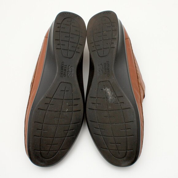 SAS Womens Brown Roamer Sandals Tripad Comfort Size 9 Strapped Leather - Picture 7 of 7